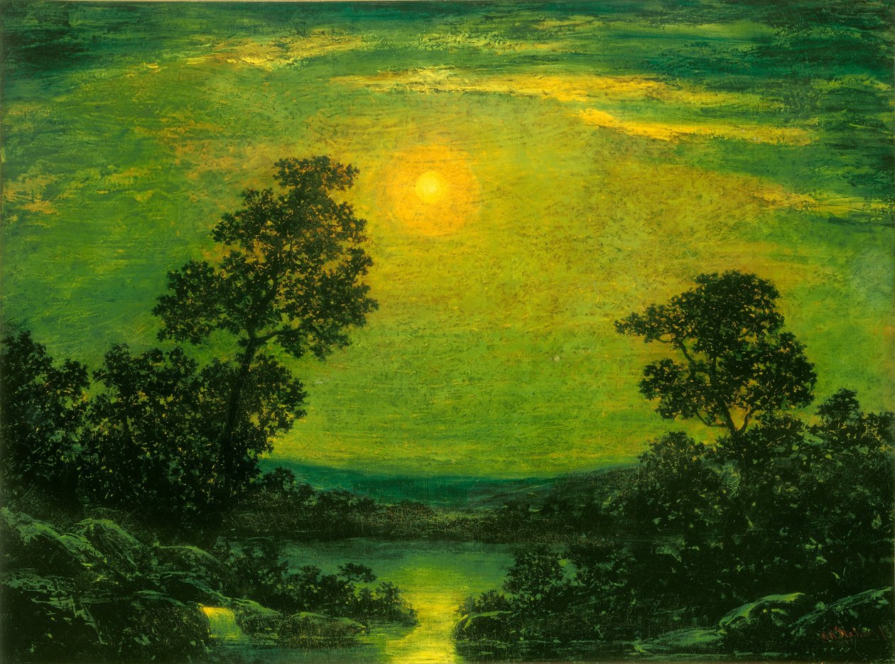 Měsíční svit od Imitator of Ralph Albert Blakelock