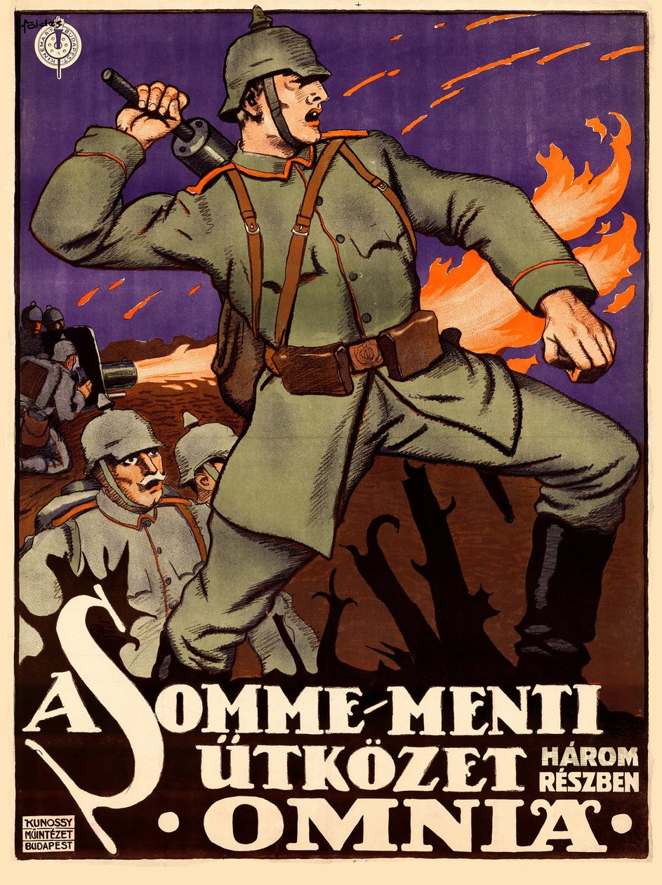 Naši hrdinové na Sommě, 1916. od Imre Foeldes