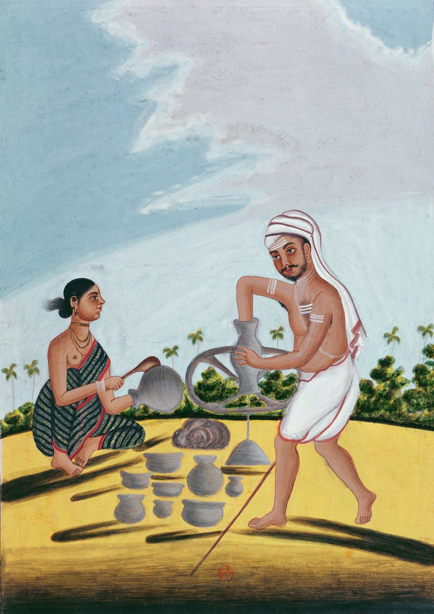 Potter v práci od Indian School