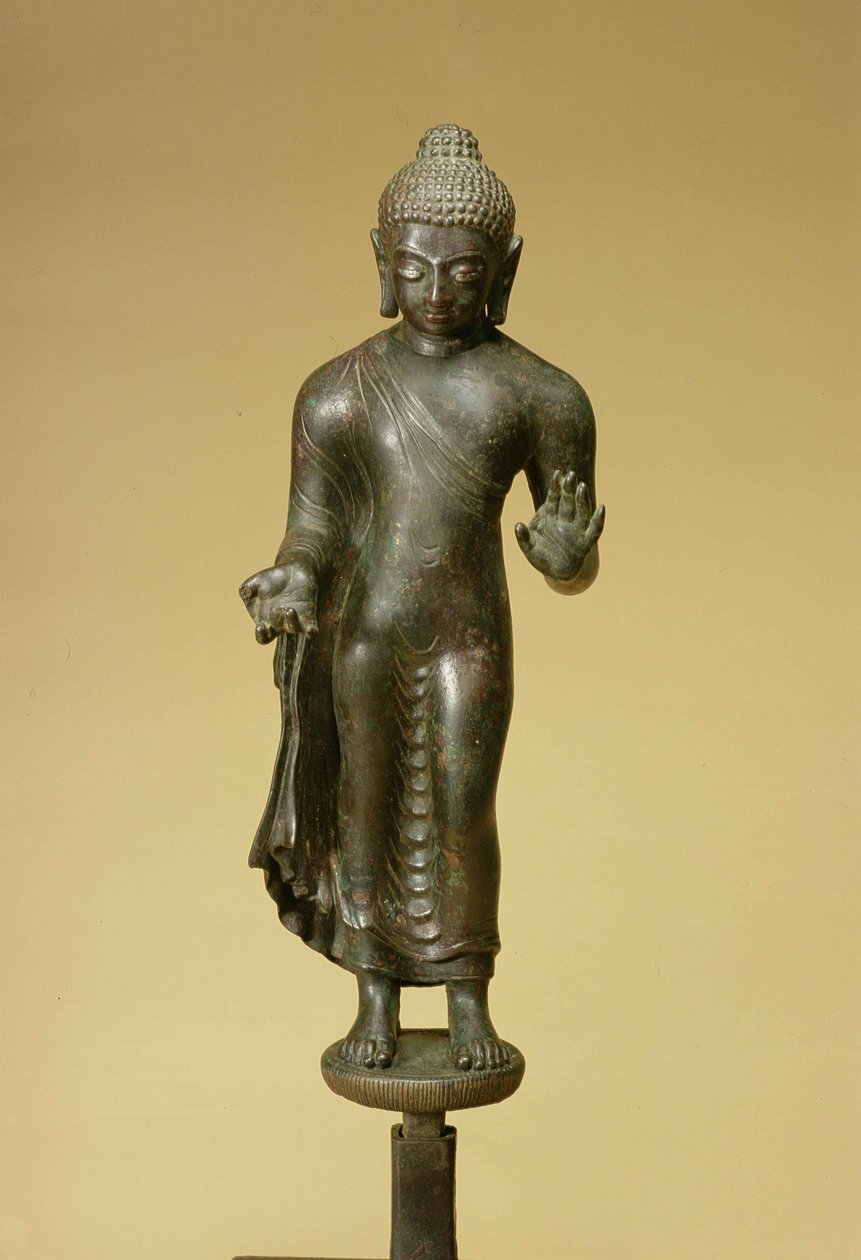Buddha, Gupta, Fopnar (Bronz) od Indian School