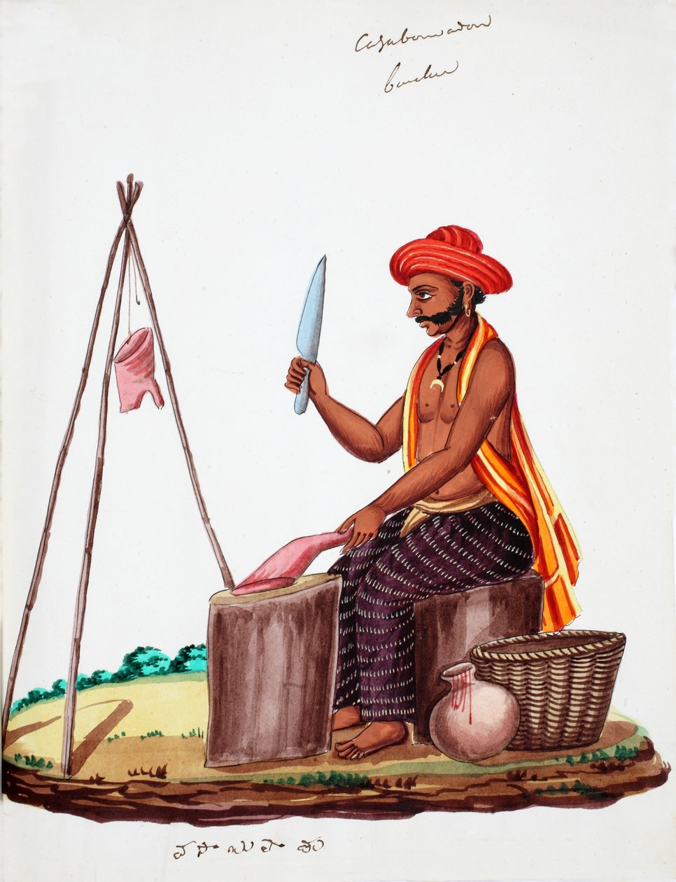 Řezník (wc na papíře) od Indian School