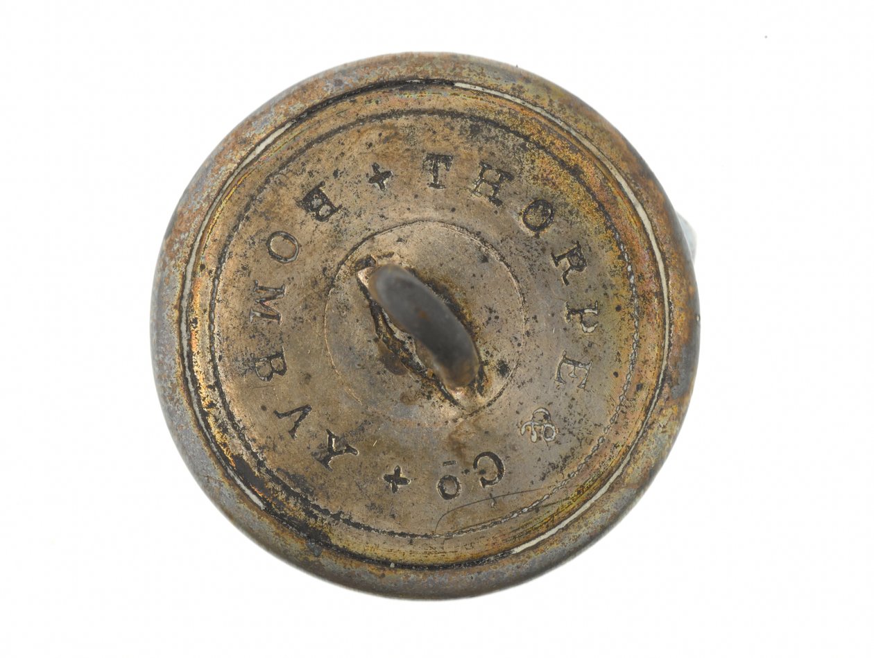 Button, pušky Bombay Volunteer Rifle, před rokem 1901 od Indian School