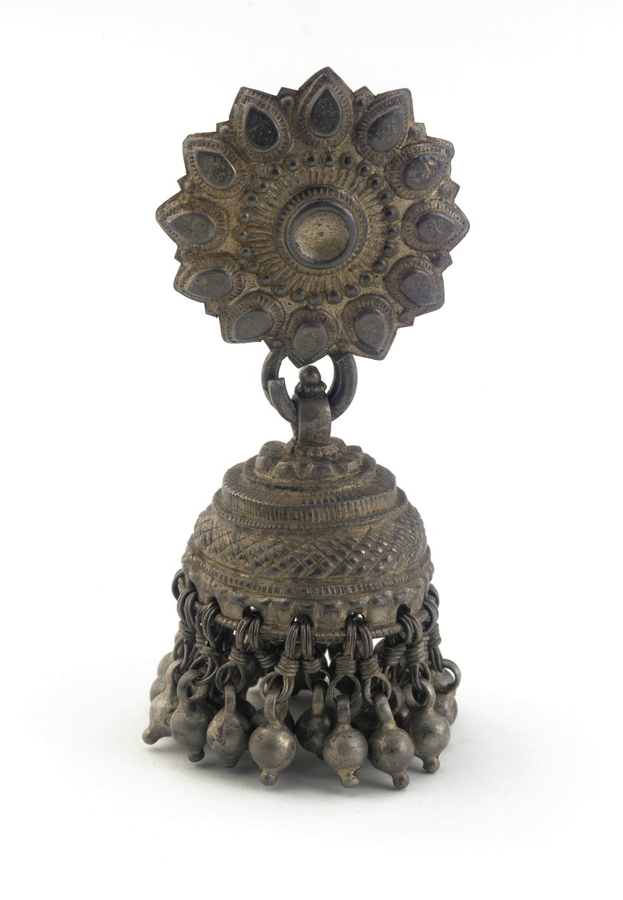 Náušnice (jhumka) (stříbrná) od Indian School