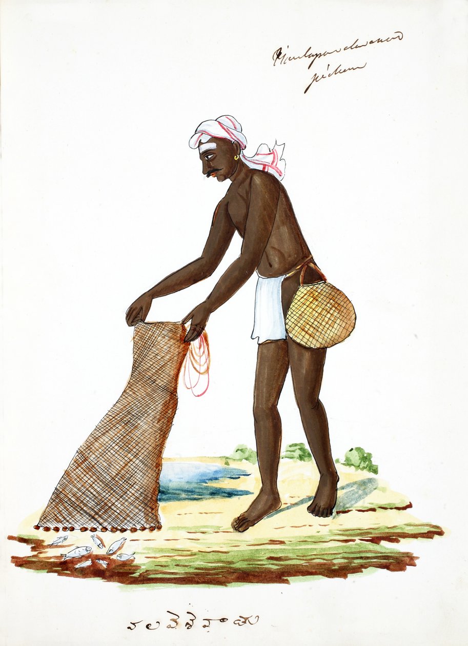 Rybář (wc na papíře) od Indian School