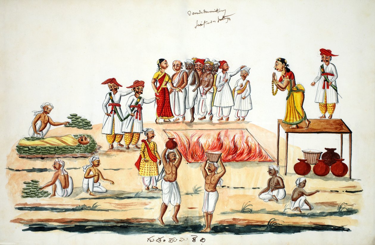 Pohřeb (wc na papíře) od Indian School