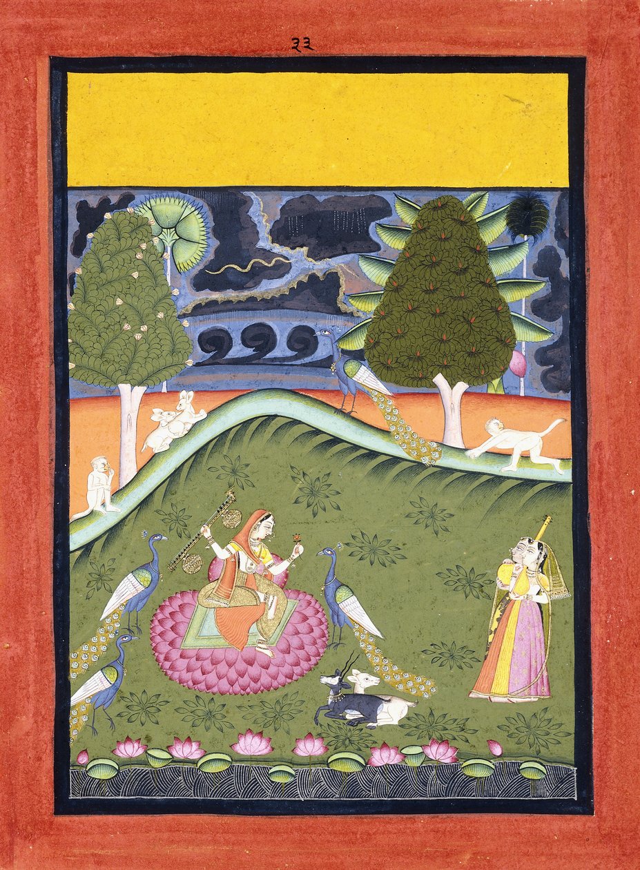 Gormalar Ragini, c. 1740 od Indian School