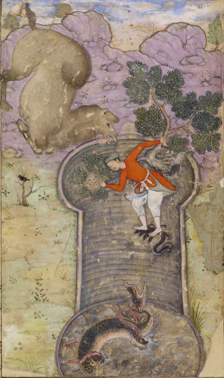 Ilustrace z "Anv?r-i Suhayl? od Indian School