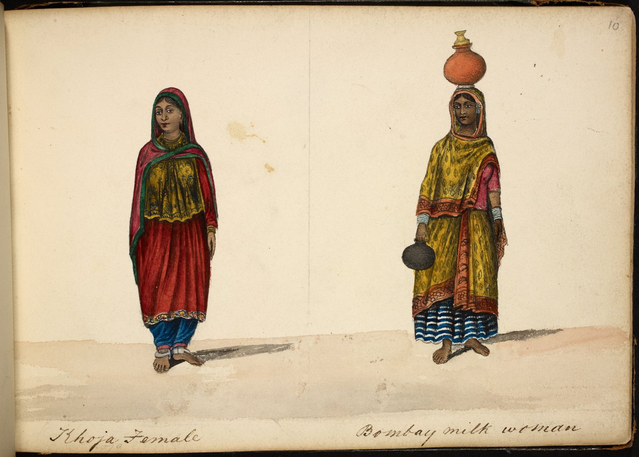 Khoja žena; Bombajský prodejce mléka od Indian School