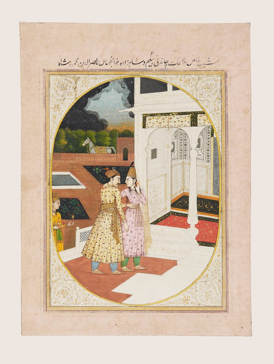 Muž a žena v paláci od Indian School
