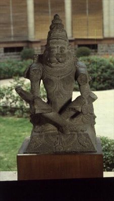 Narasimha, dynastie Vijanagar (žula) od Indian School