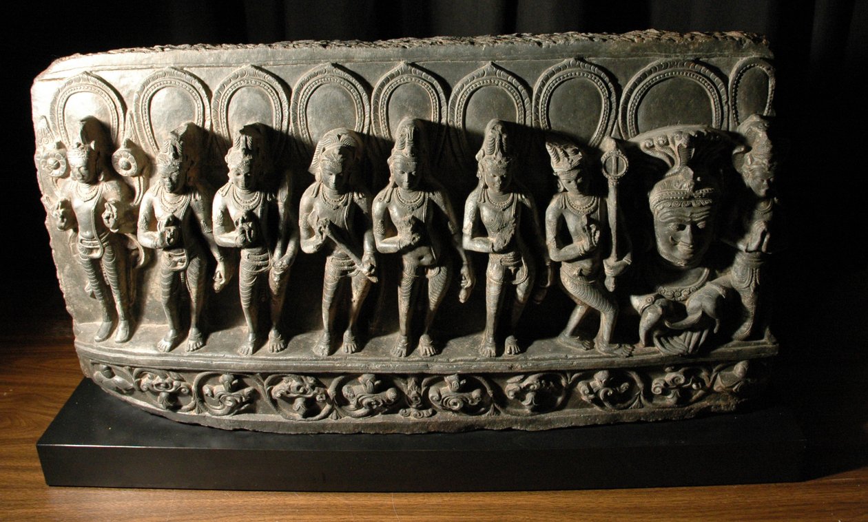 Navagraha, cca 950-1000 od Indian School