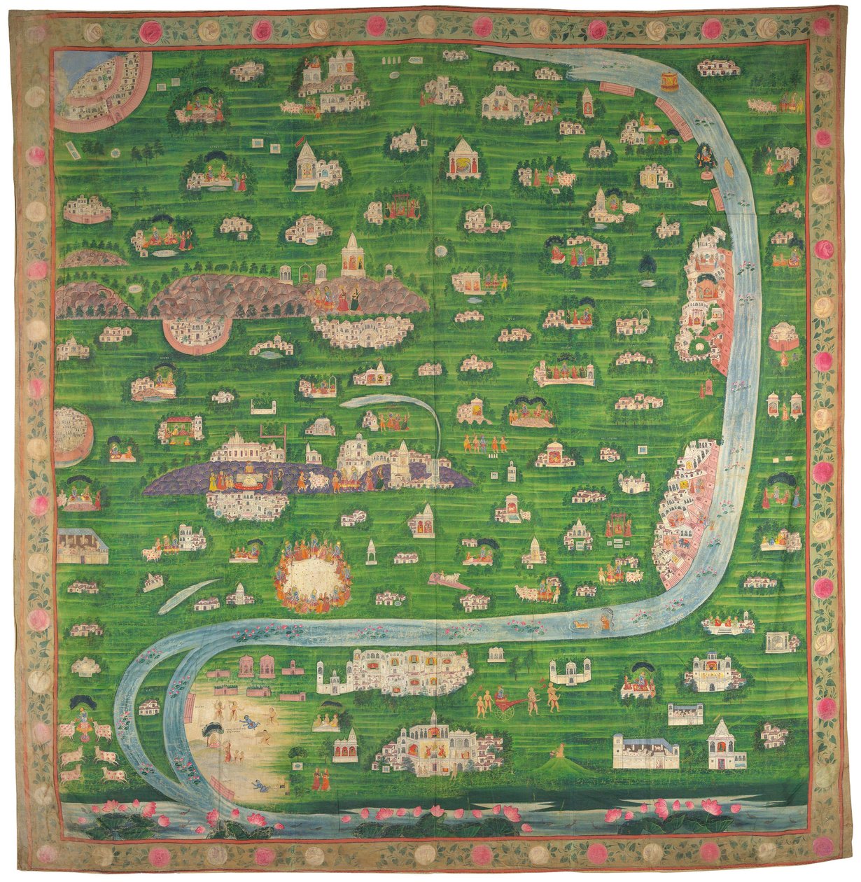 Pilgrimage map of Prý od Indian School