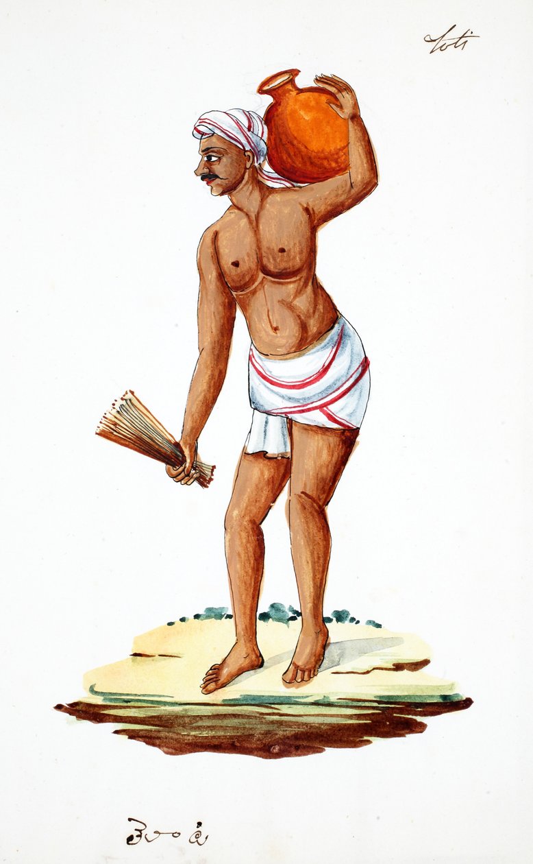 Zametač nesoucí vodu (wc na papíře) od Indian School