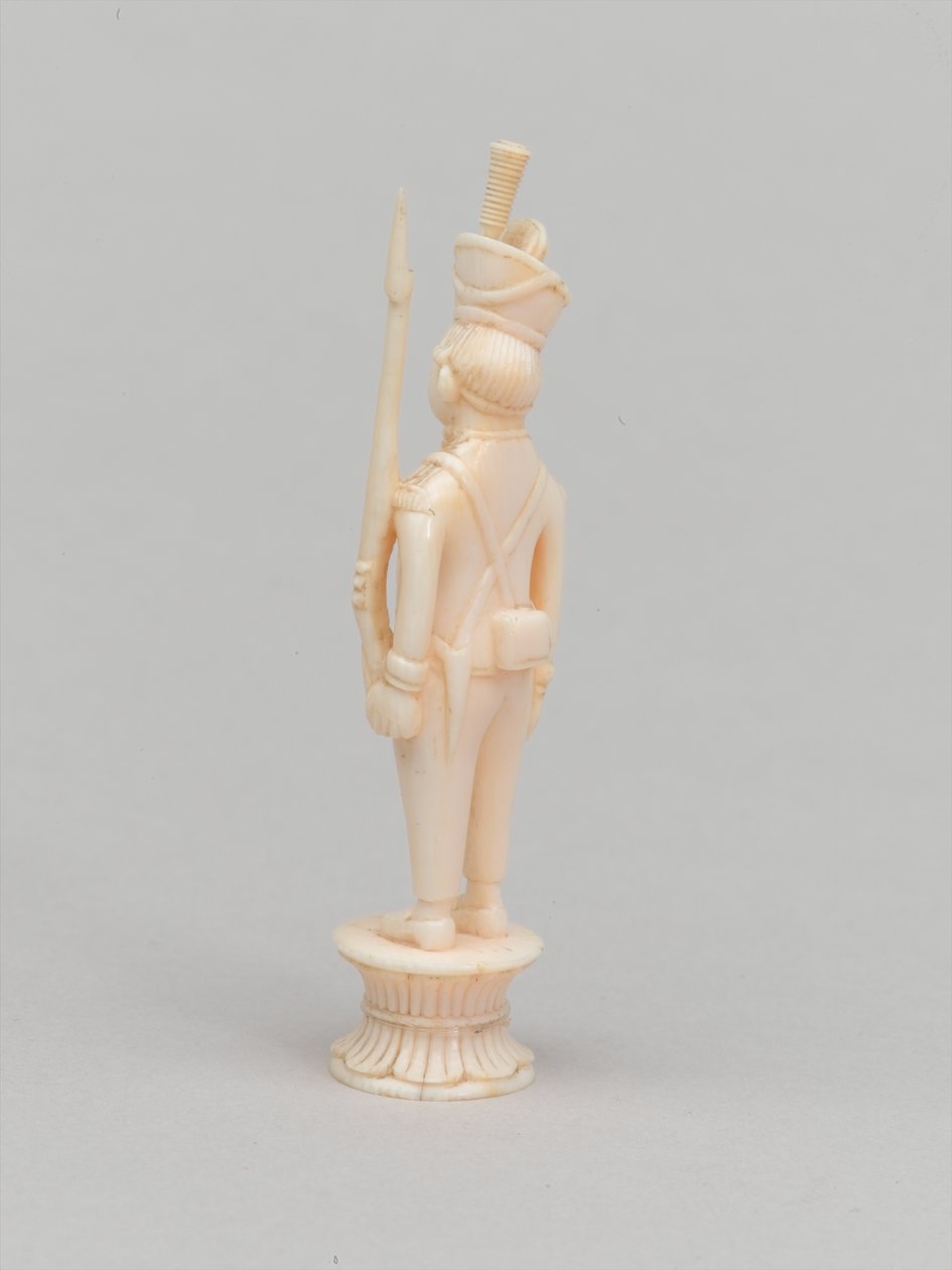 Bílý pěšec, šachová figurka, Indie, cca 1820 od Indian School