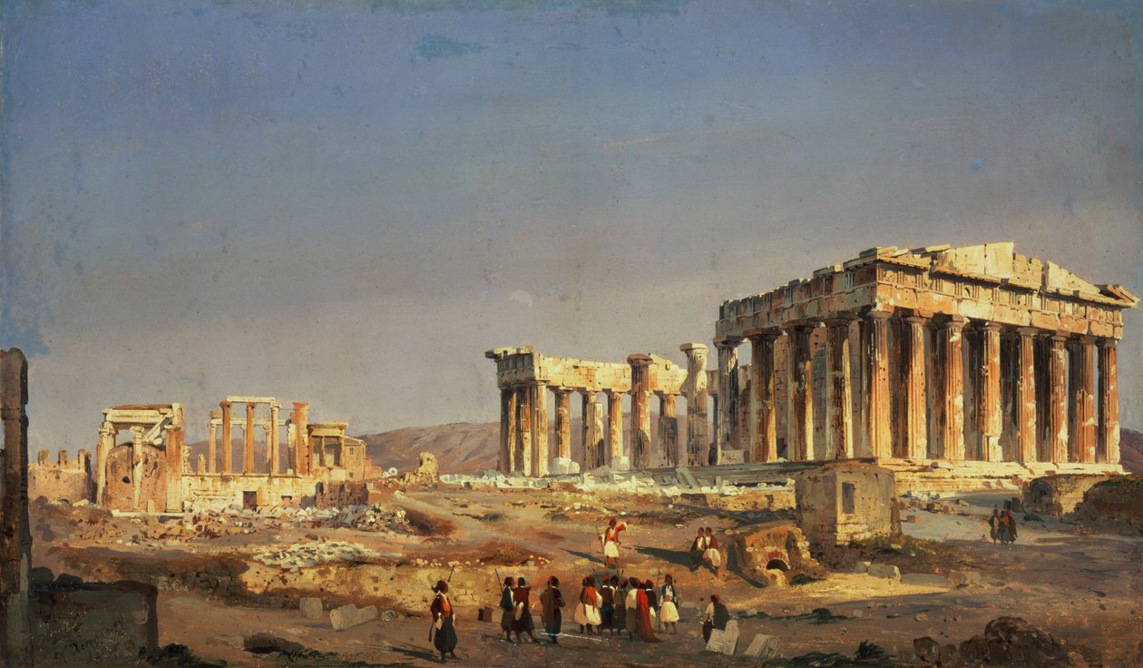 Parthenon, 1863 od Ippolito Caffi