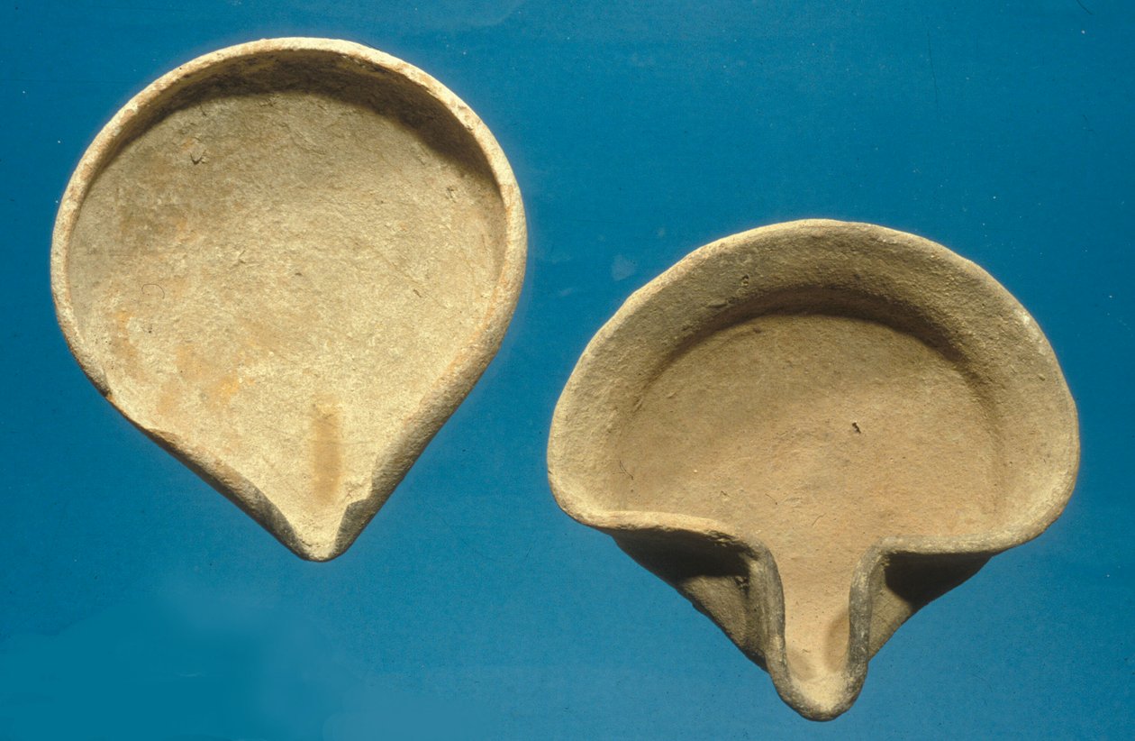 Izraelské olejové lampy (terakota) od Iron Age