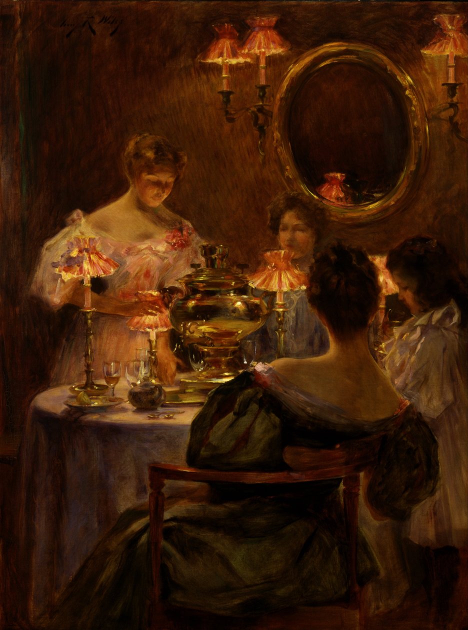 Ruský čaj od Irving Ramsay Wiles
