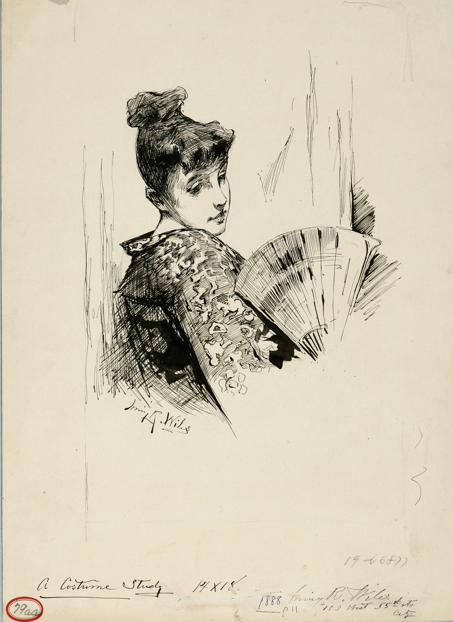 Studie kostýmů od Irving Ramsay Wiles