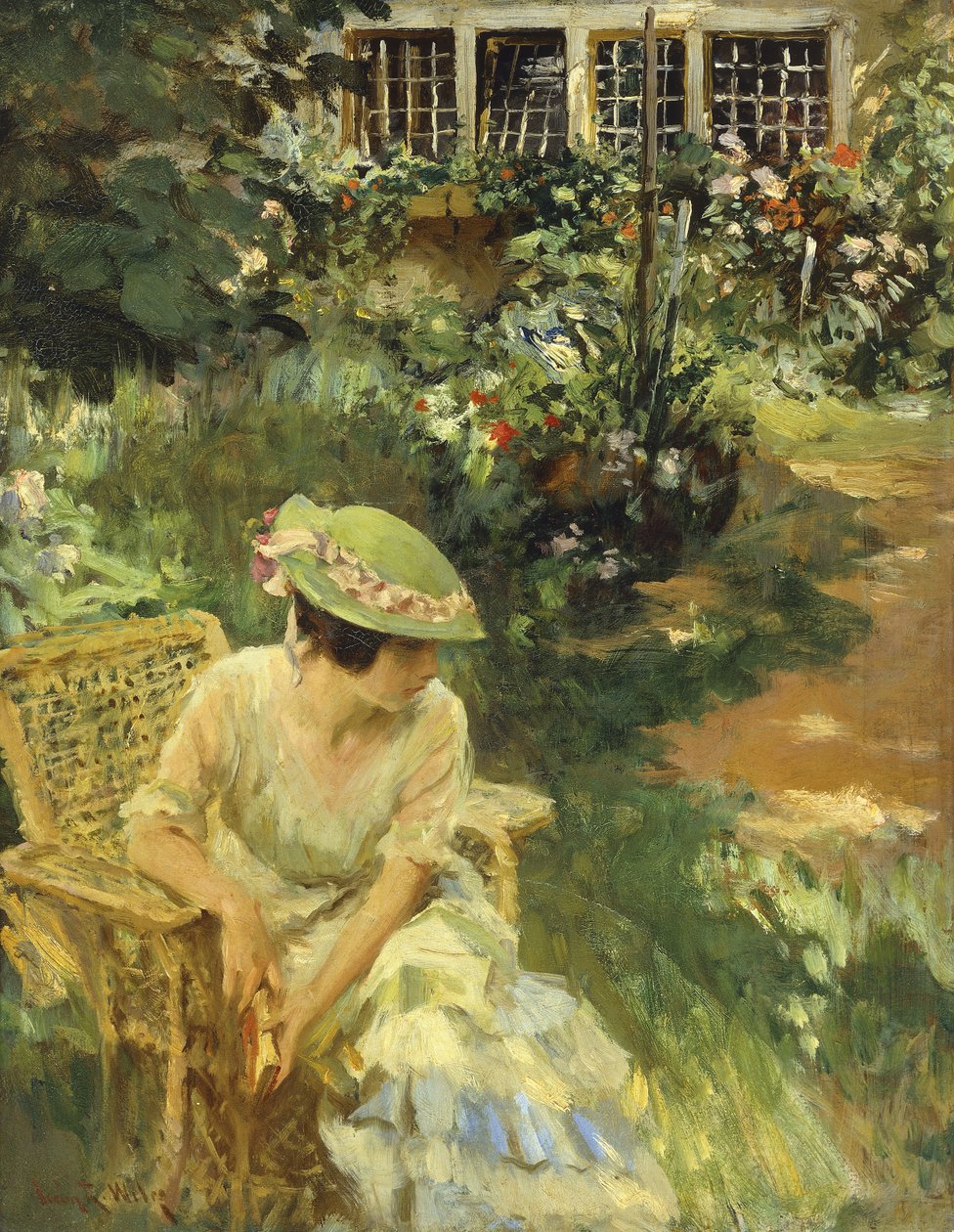 Na zahradě od Irving Ramsay Wiles