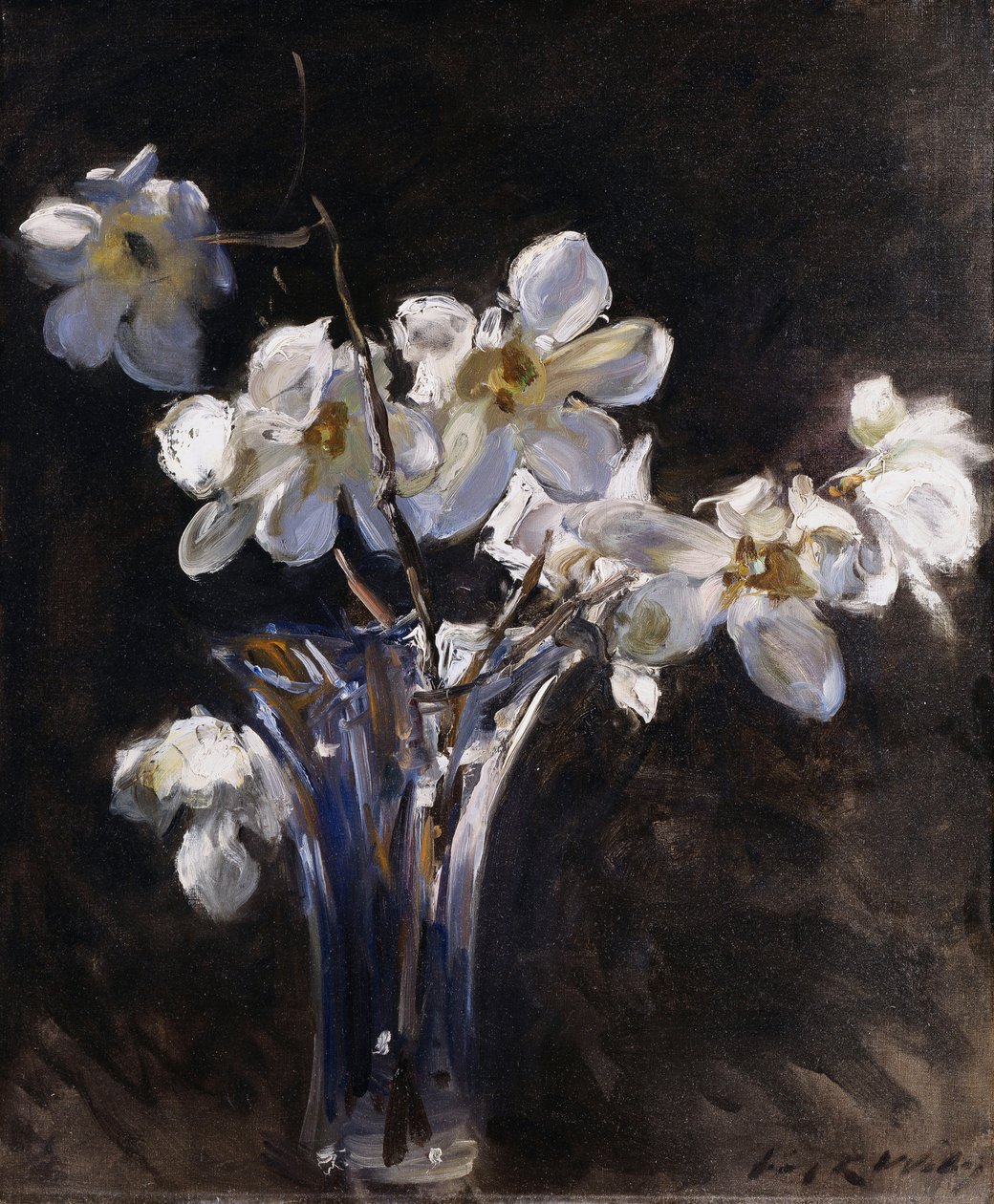 Magnolie ve váze od Irving Ramsay Wiles