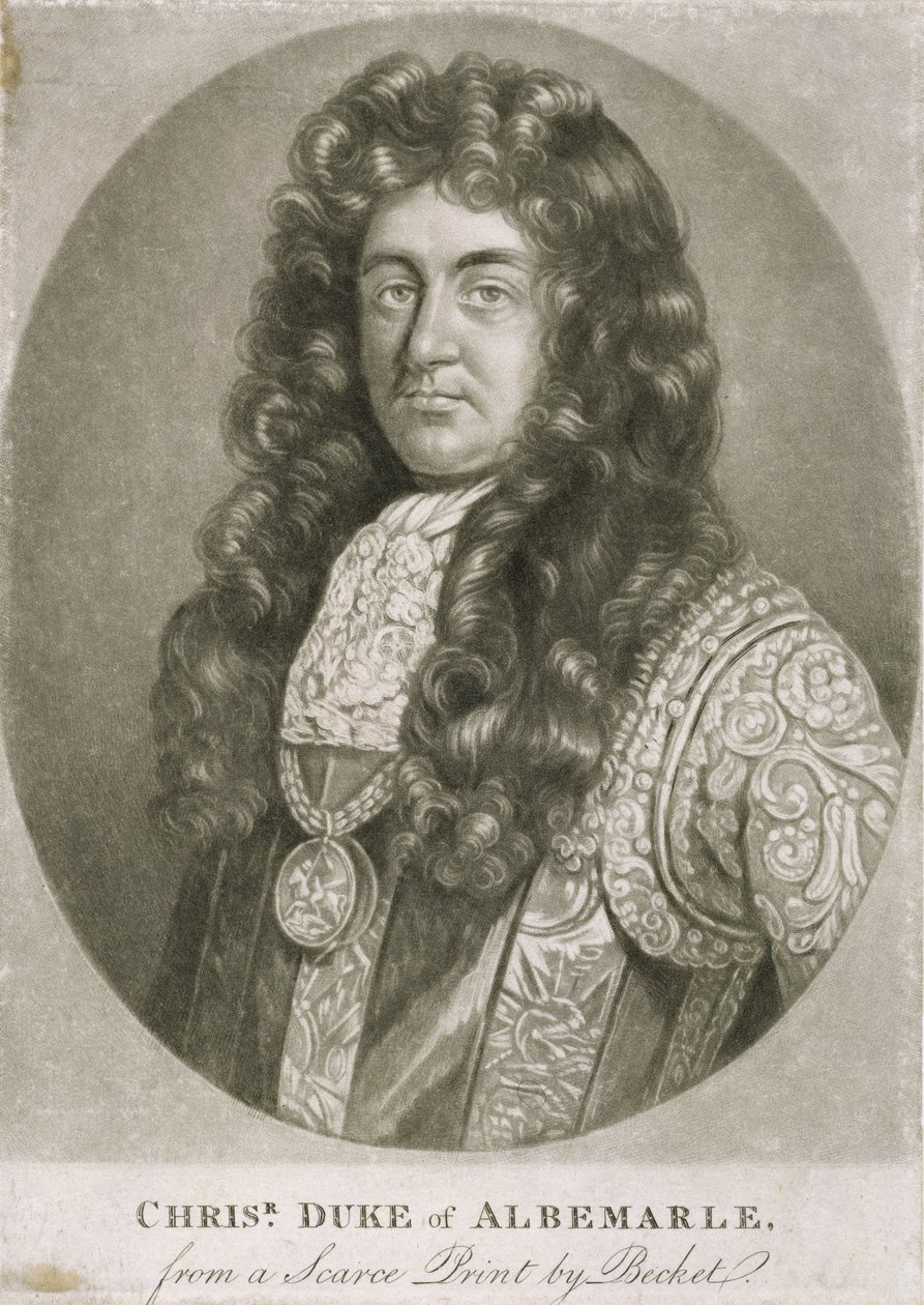 Christopher Monck, druhý vévoda z Albemarle (1653-88) od Isaac Becket