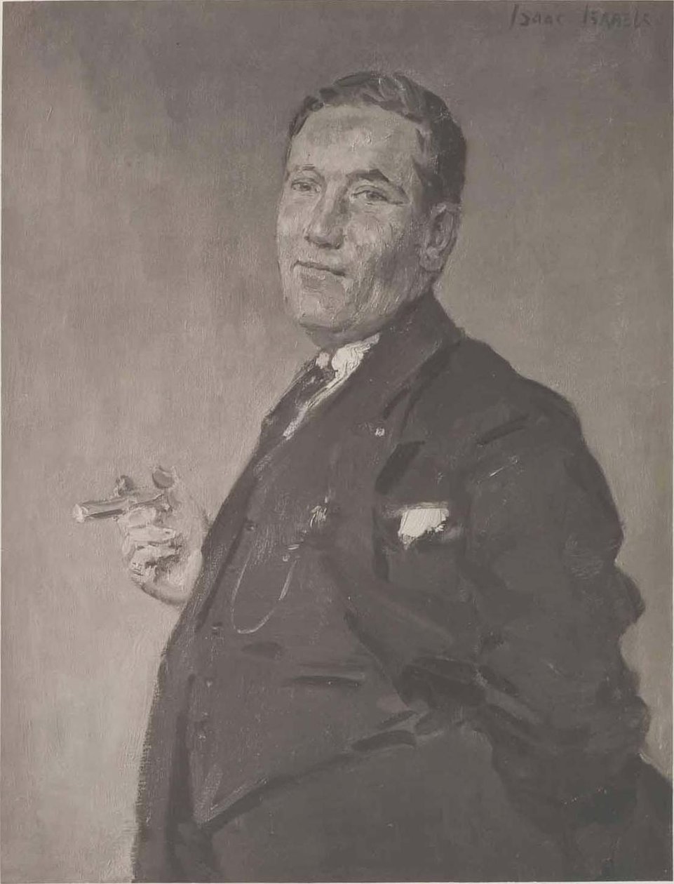 Portrét architekta Jana Wils.nDutch: Portrét architekta Jana Wils.n od Isaac Israels