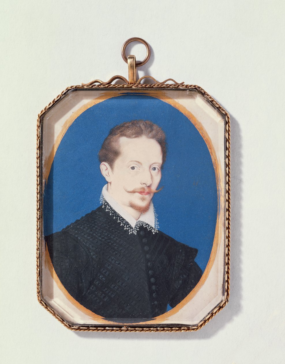 Sir Arundel Talbot, 1596 (wc na pergamenu) od Isaac Oliver