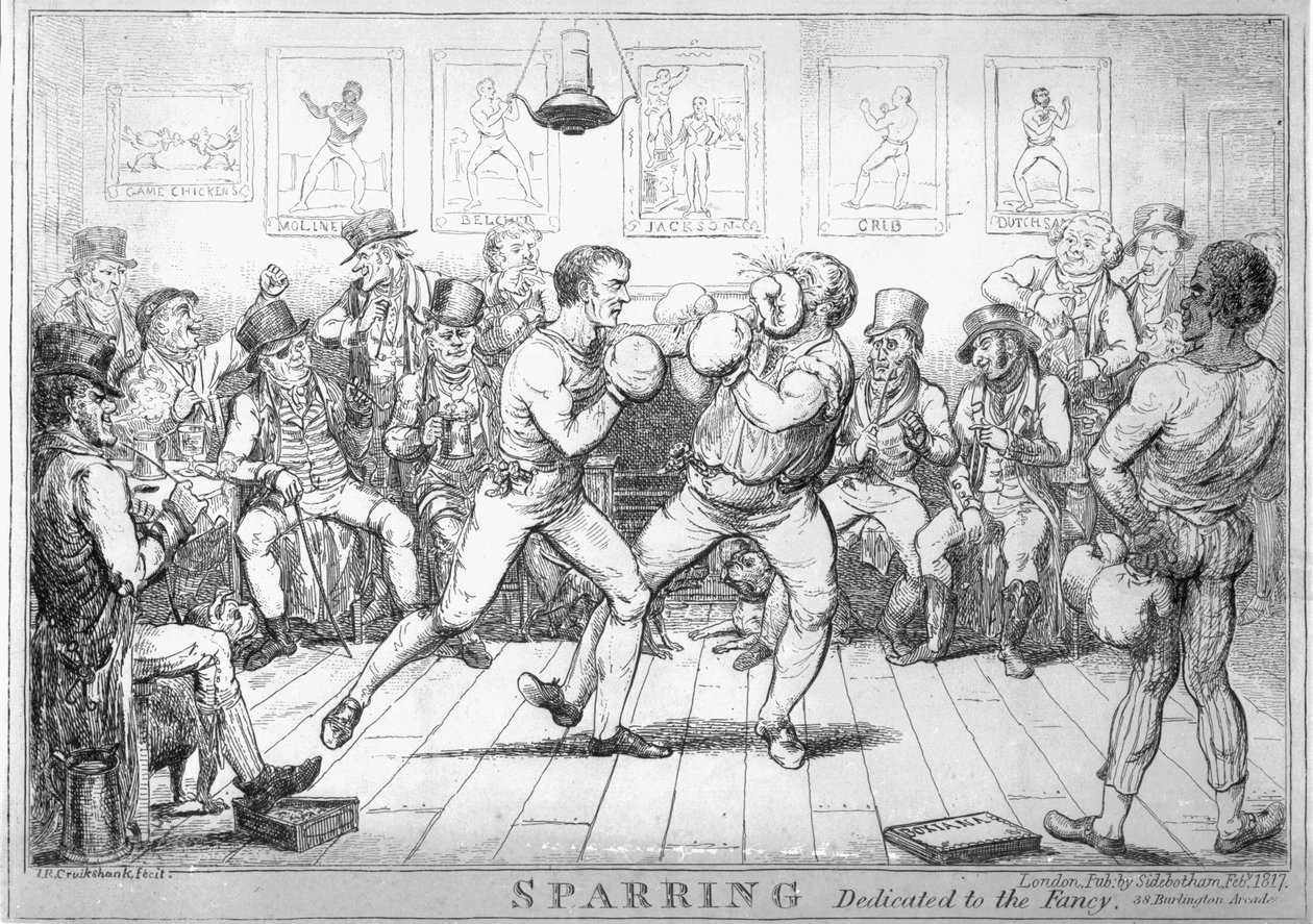 Sparing, 1817 od Isaac Robert Cruikshank