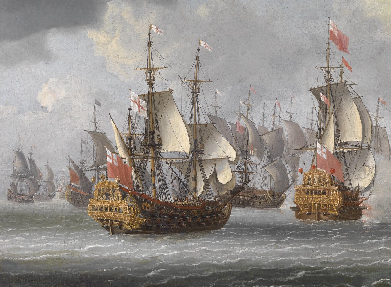 Anglické válečné lodě od Isaac Sailmaker