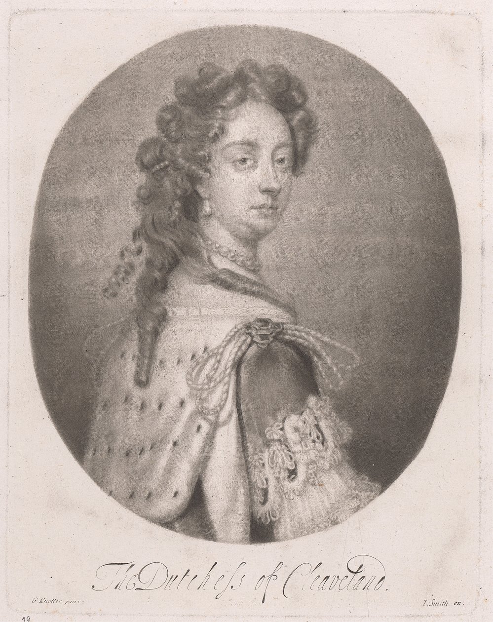 Barbara, vévodkyně z Clevelandu († 1709) od Isaac Beckett