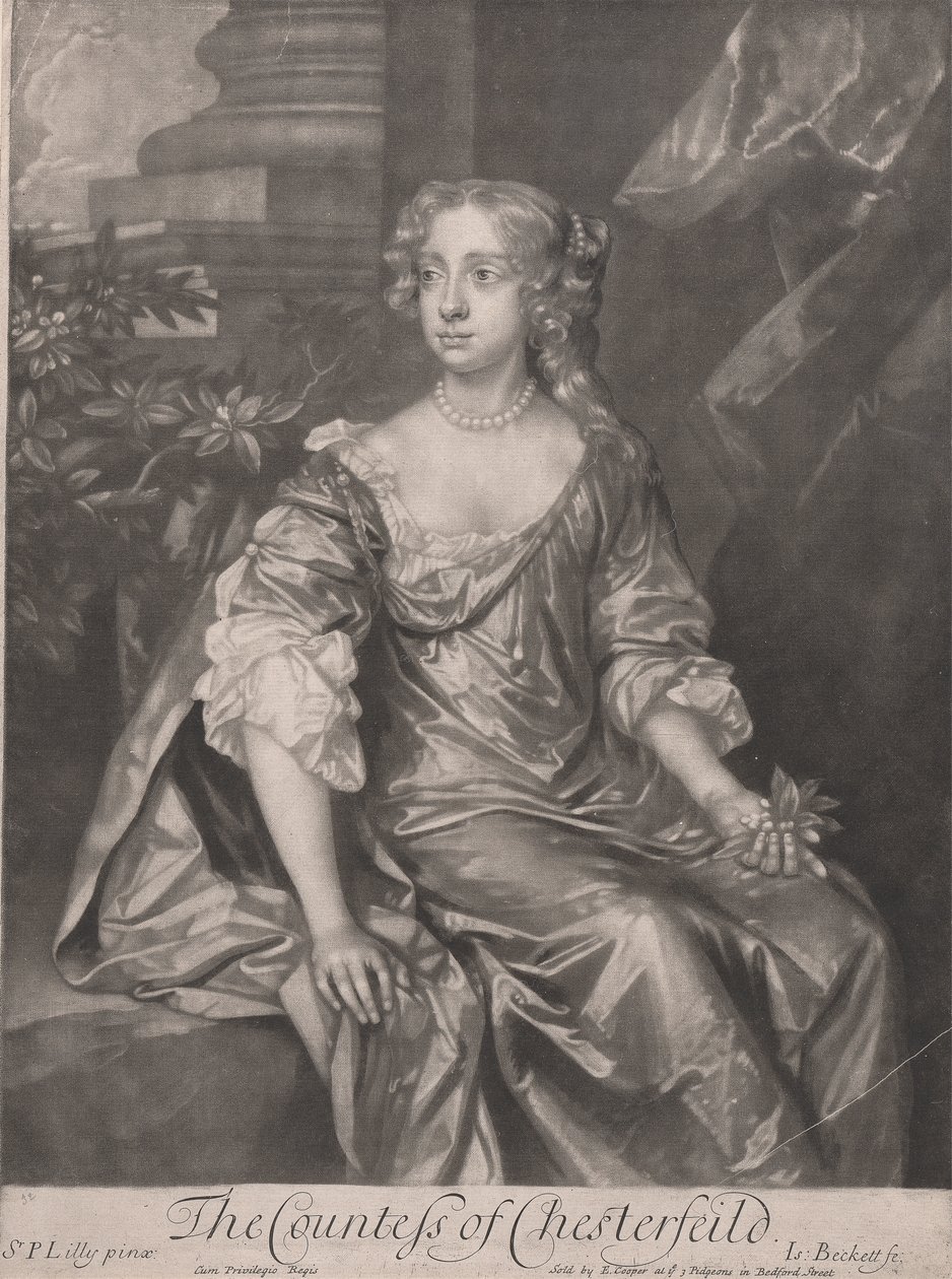 Elizabeth, hraběnka z Chesterfield (1640-1665) od Isaac Beckett
