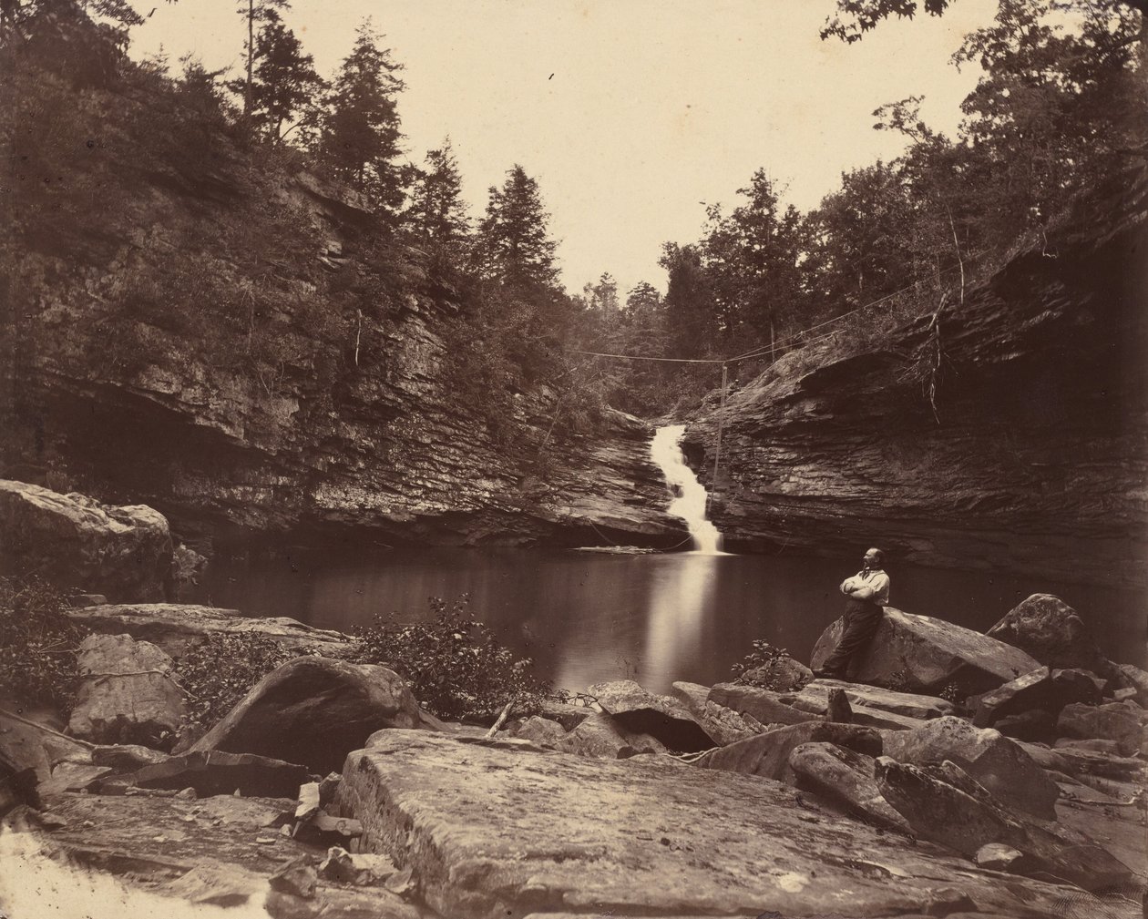 Lula Lake, Lookout Mountain, Georgia od Isaac H. Bonsall
