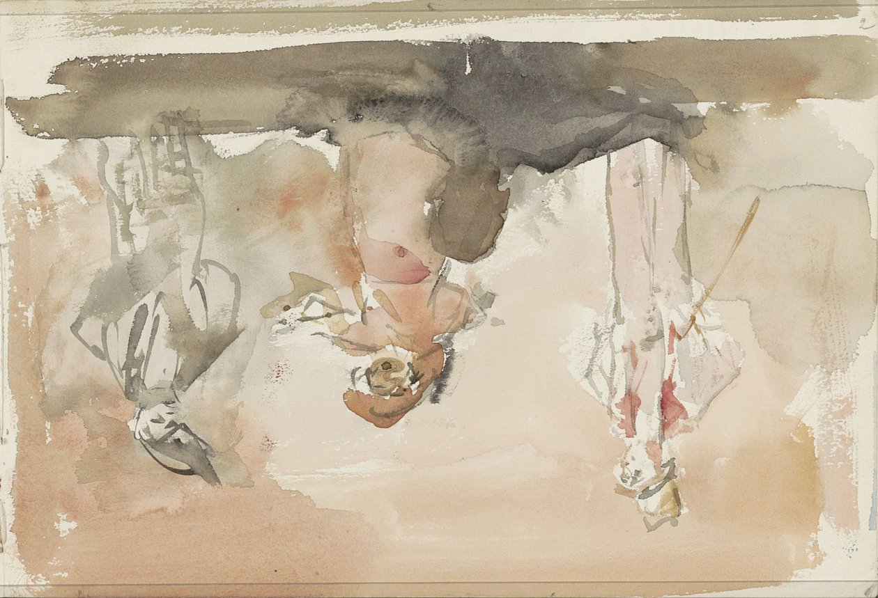 Tři umělci na jevišti od Isaac Israels