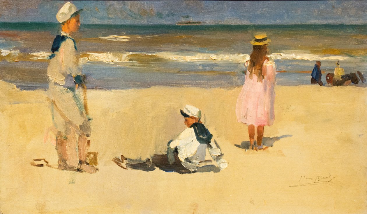 Německy: Am Strand Na pláži od Isaac Israels
