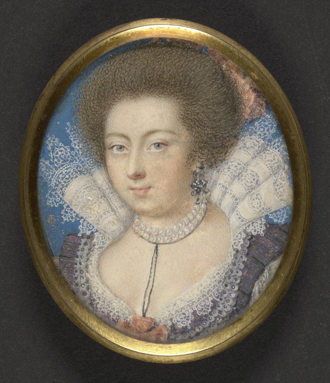 Alžběta, česká královna, kolem roku 1615 od Isaac Oliver