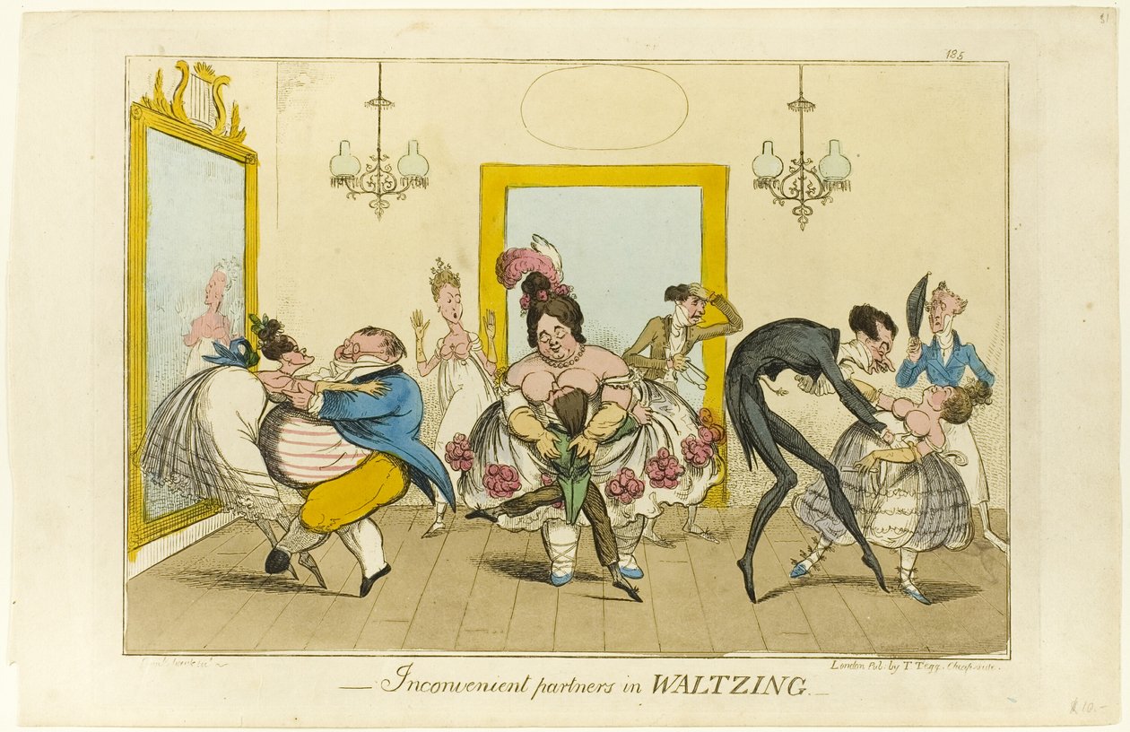 Nepohodlní partneři ve valčíku od Isaac Robert Cruikshank