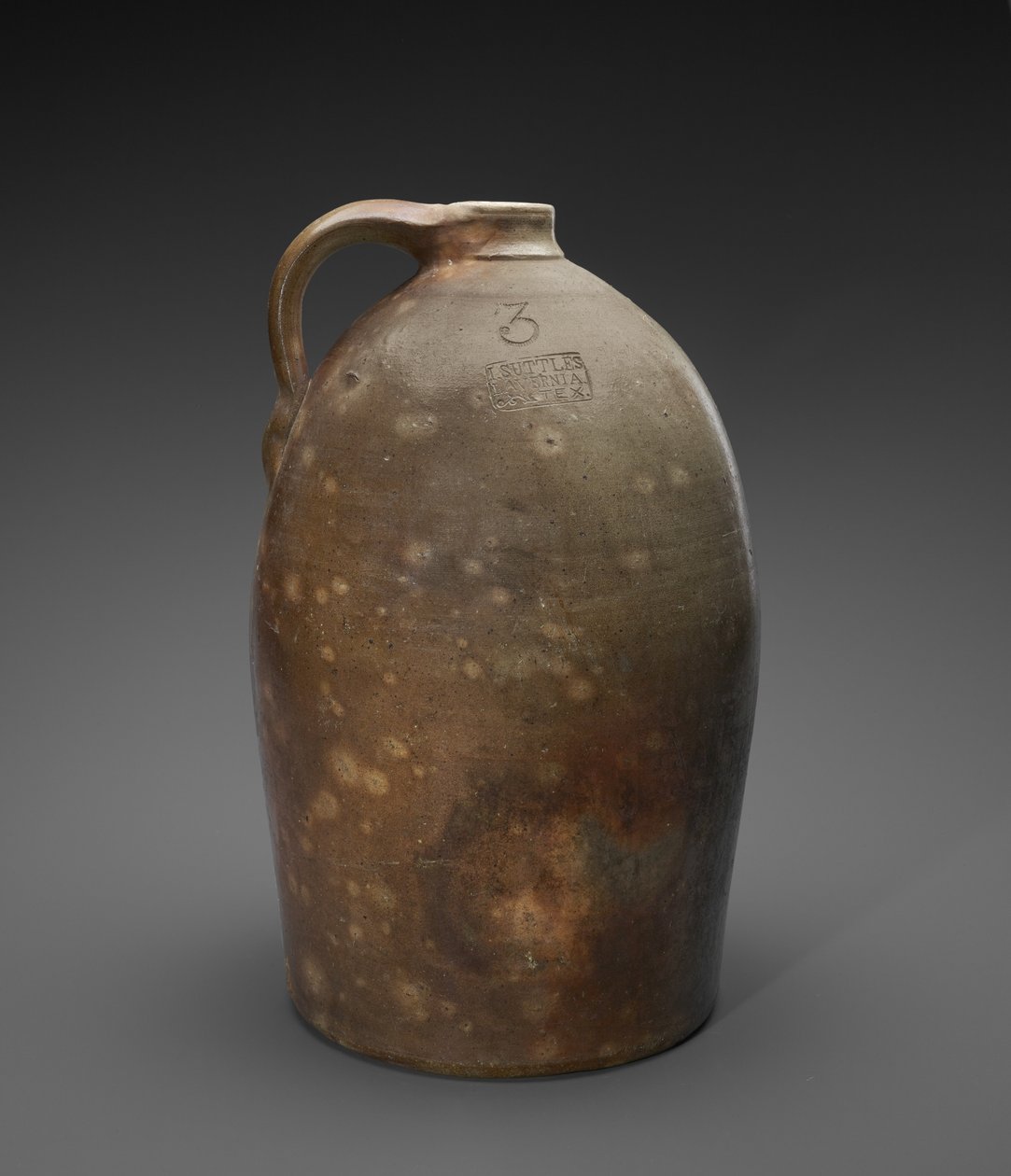 Džbán, c. 1873-1882 (solně glazovaná kamenina) od Isaac Suttles Pottery