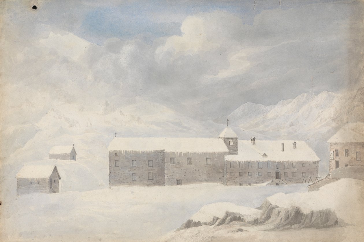 Klášter, Mt. Bernard (Švýcarsko) od Isaac Weld