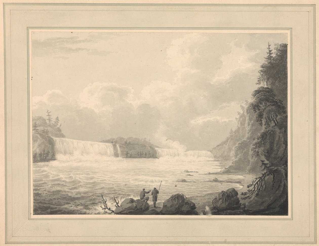 Pohled na Niagarské vodopády od Isaac Weld