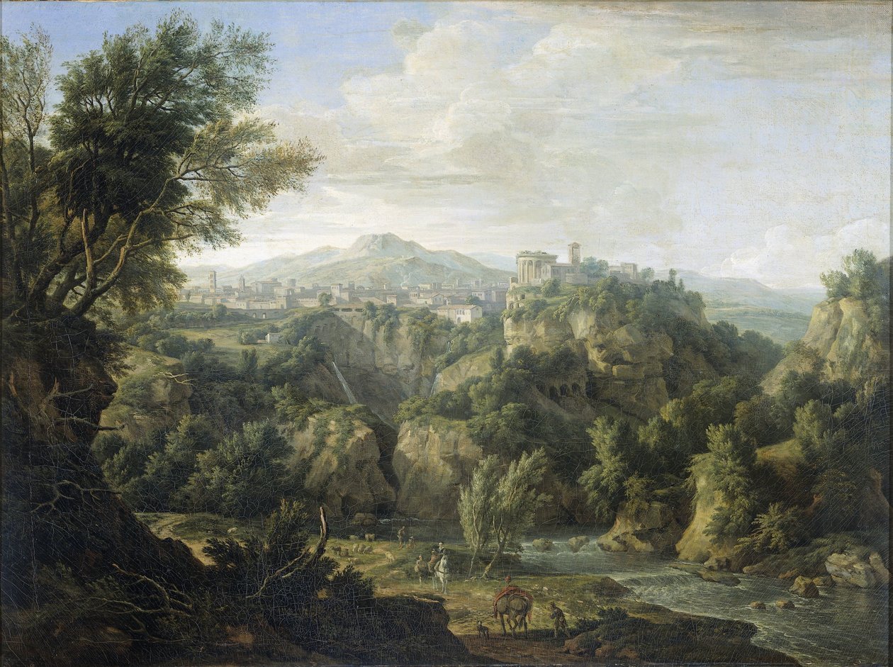 Pohled na Tivoli od Isaac de Moucheron