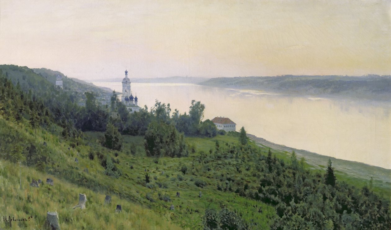Studená krajina, 1889 od Isaak Ilyich Levitan