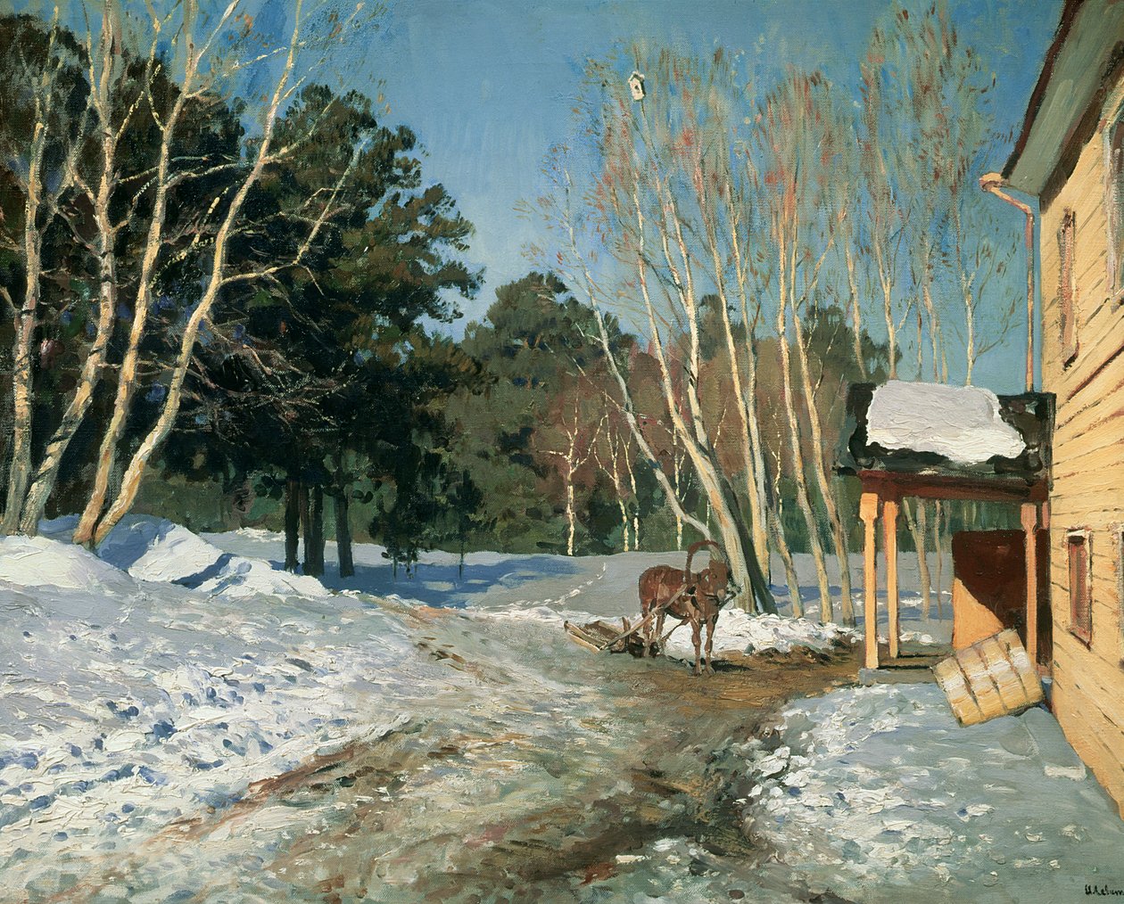 března 1895 od Isaak Ilyich Levitan