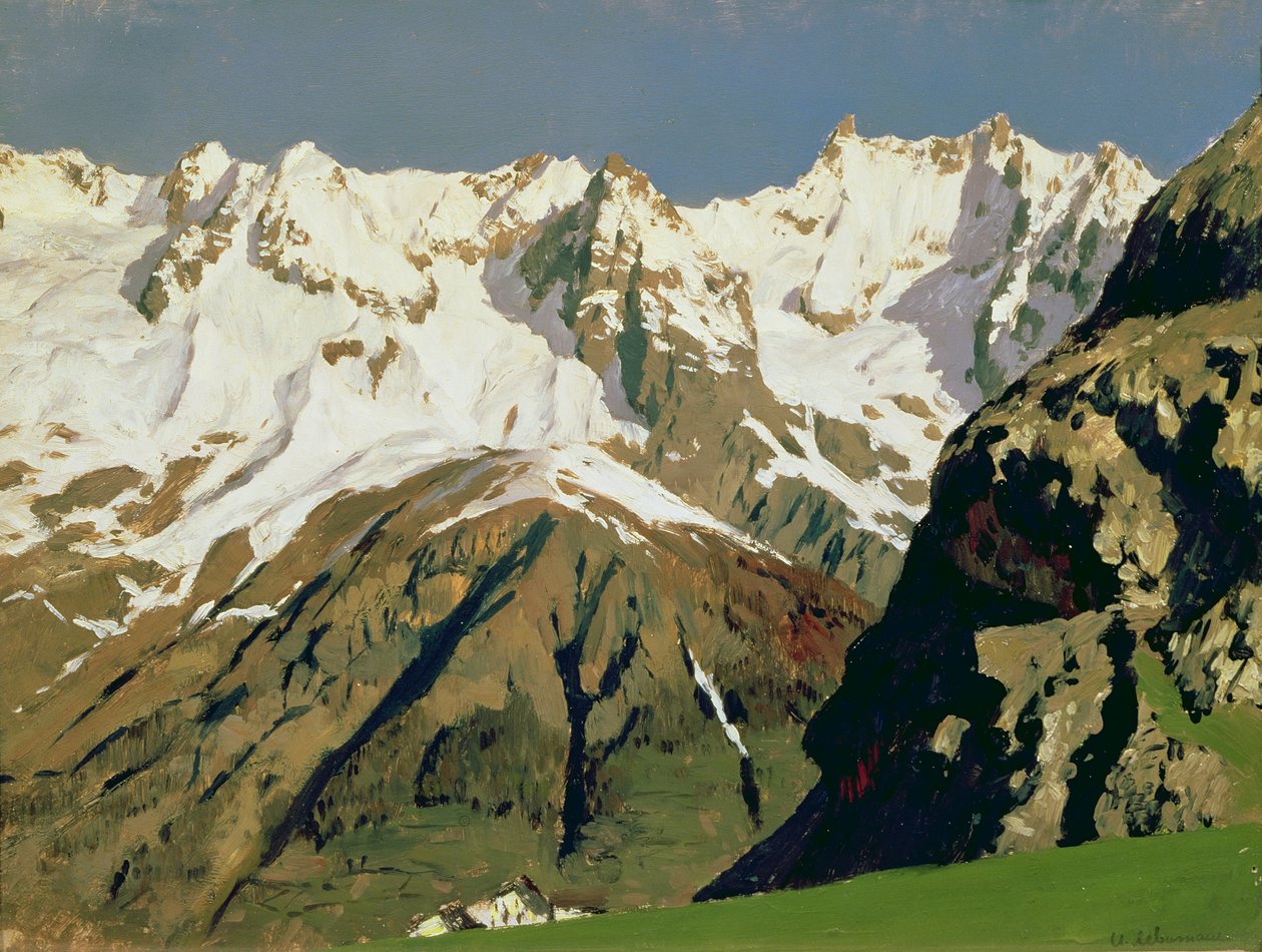 Pohoří Mont Blanc, 1897 od Isaak Ilyich Levitan