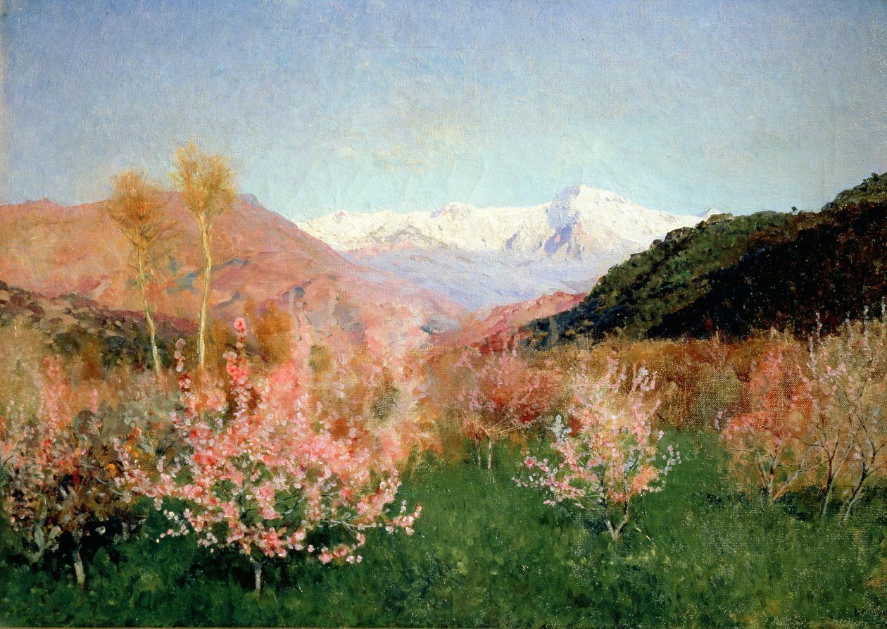 Jaro v Itálii, 1890 od Isaak Ilyich Levitan