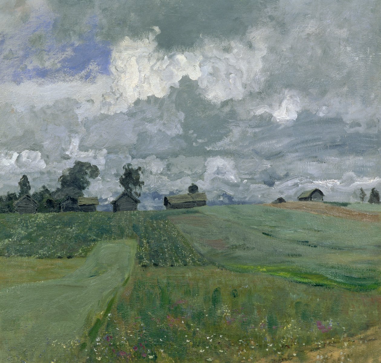 Bouřlivý den, 1897 od Isaak Ilyich Levitan
