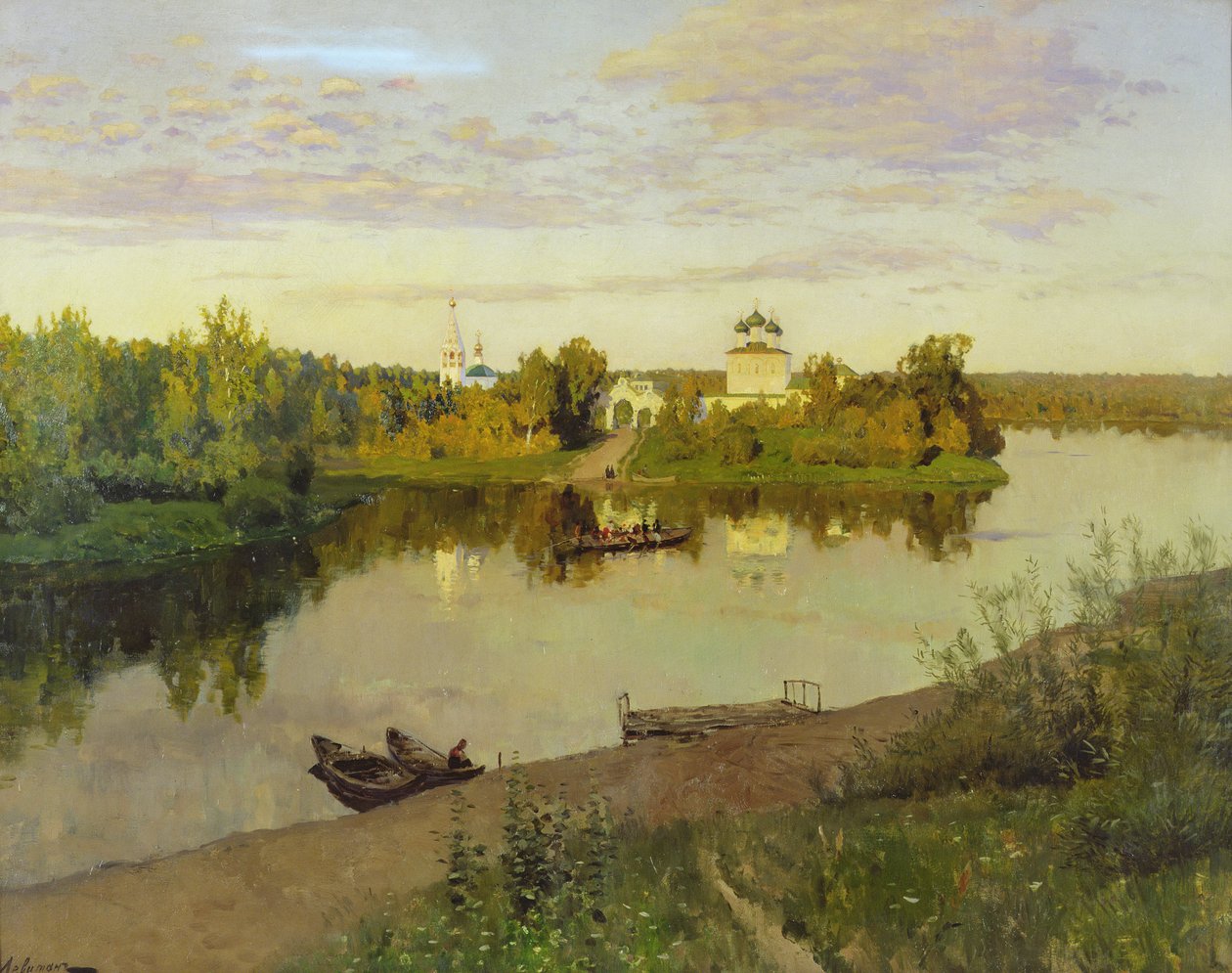 Večerní zvonění, 1892 od Isaak Ilyich Levitan