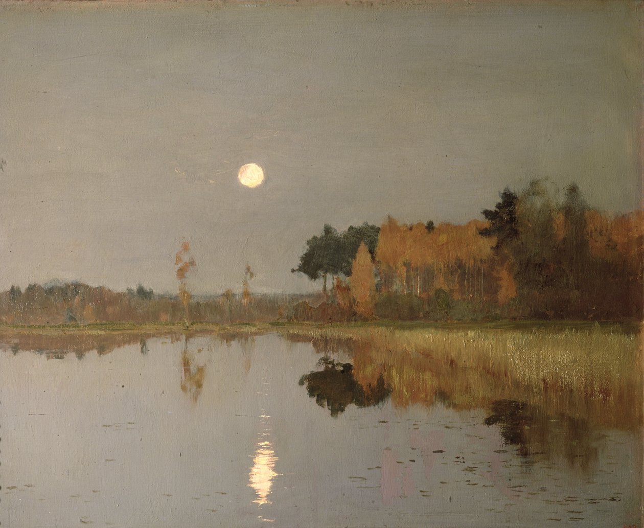 The Twilight Moon, 1899 od Isaak Ilyich Levitan