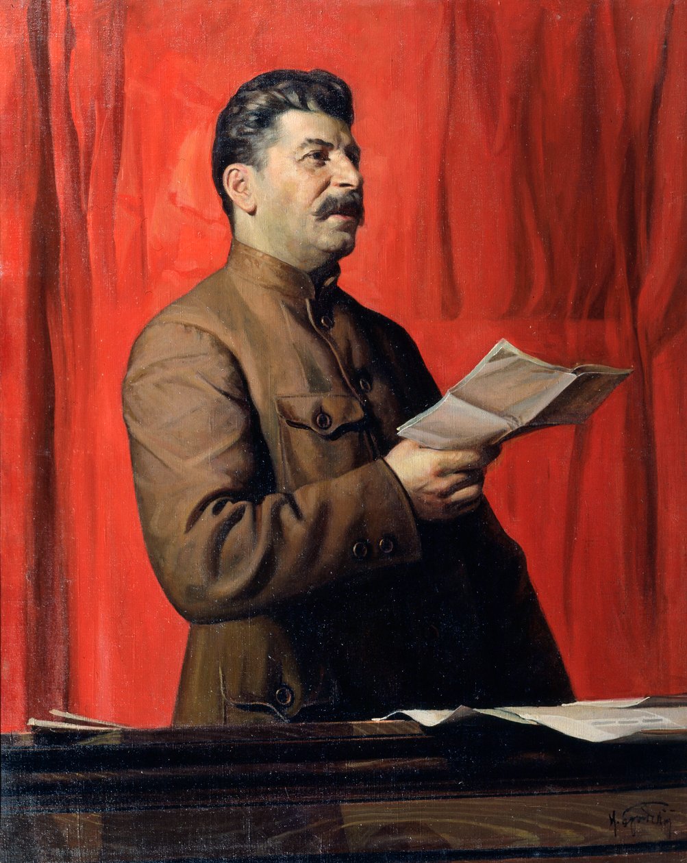 „Portrét Josifa Stalina“, 1933. od Isaak Israilevich Brodsky