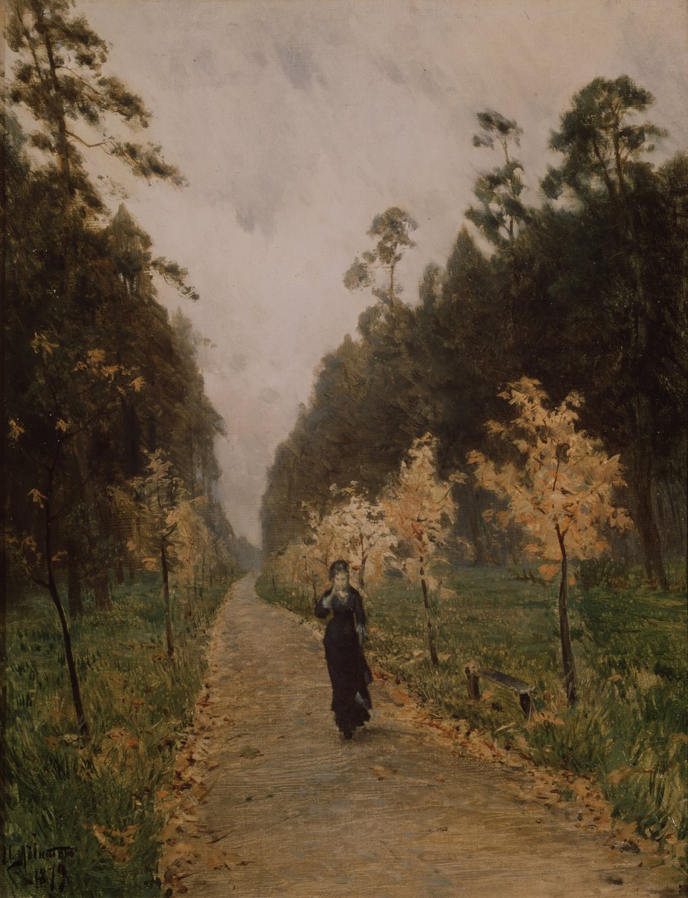 podzimní den. Sokolniki, 1879 od Isaak Ilyich Levitan