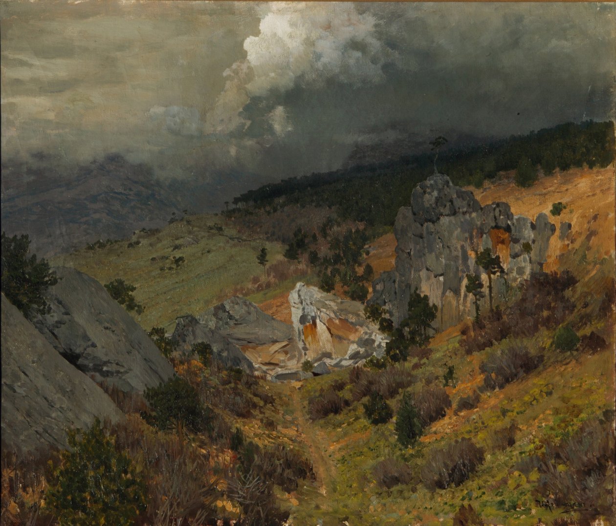 V krymských horách, 1886 od Isaak Ilyich Levitan